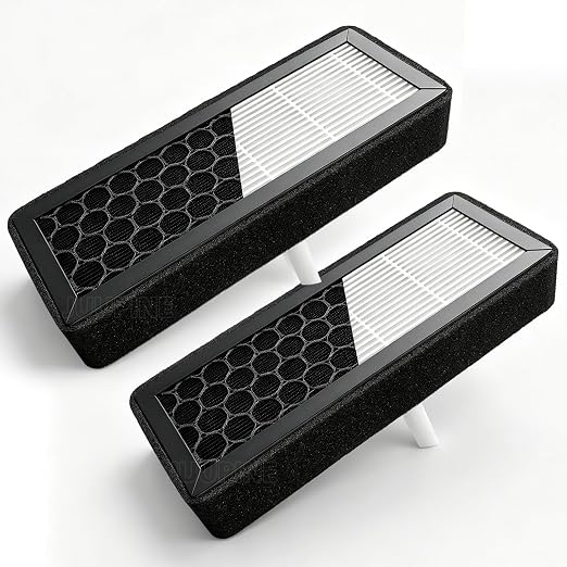 2-Pack H13 True HEPA + Carbon Filter by Wefuit