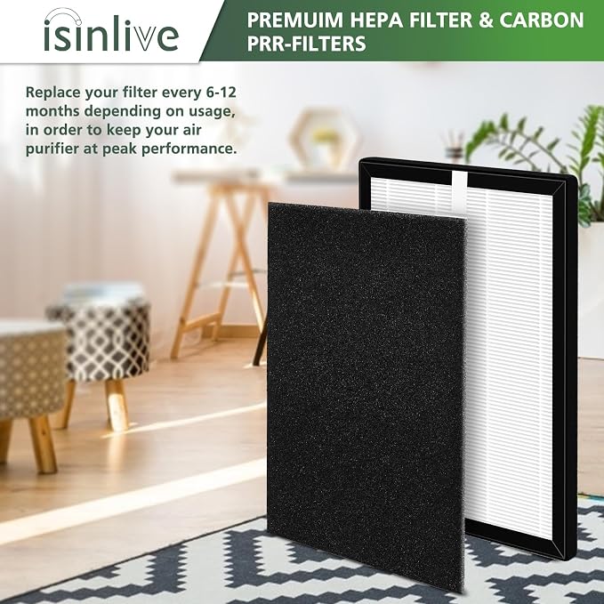 isinlive 4-Pack ProHEPA 9000 Replacement Filters, Compatible - Image 8