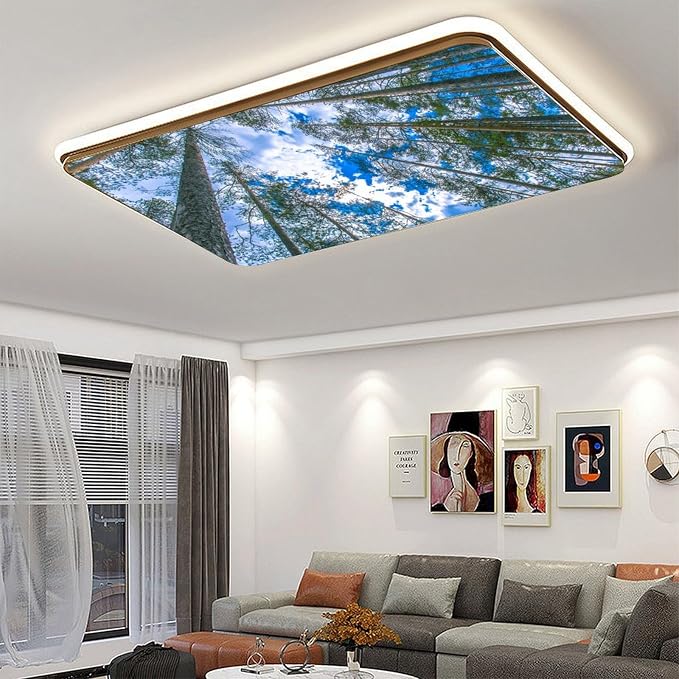 2PCS Fluorescent Light Covers for Classroom Ceiling Lights Magnetic Light Covers - Image 6