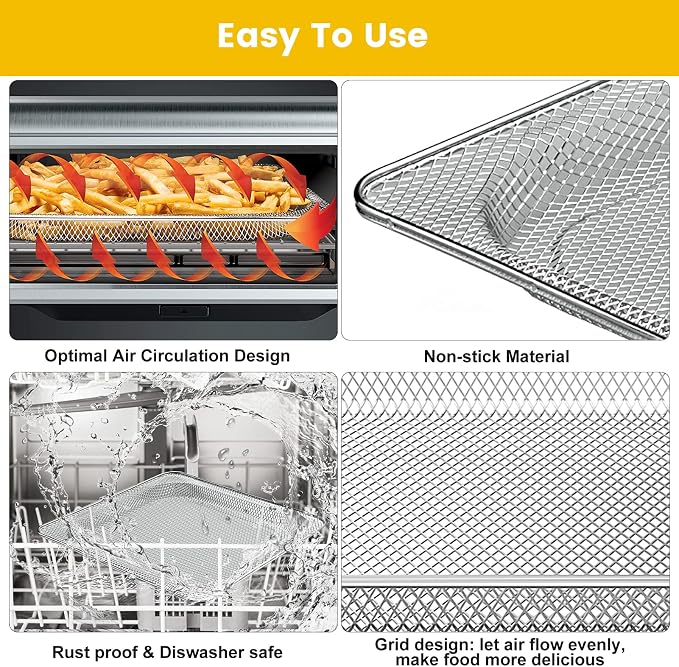 Air Fryer Grill Pan Basket for Ninja Foodi SP101 Digital Air Fryer Countertop - Image 3