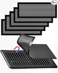 6-Pack Black Magnetic Vent Covers 4x10 Inch by Xiesaip