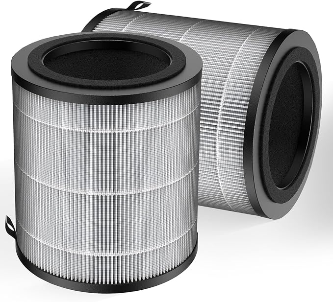 JF100 Replacement Filter, 3-in-1 Pre-Filter, HEPA and Activated Carbon by Lhari
