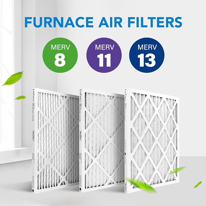 LotFancy 14x20x1 Air Filter MERV 13 6-Pack, Electrostatic Pleated HVAC Furnace - Image 8