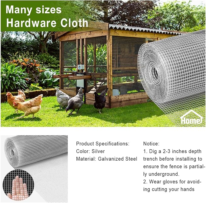 Livestock Fencing Roll Galvanised Welded Wire Mesh Roll Garden Chicken Wire - Image 3