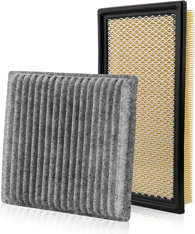 Cabin & Engine Air Filter Fit for Ford Edge 2007-2014, Lincoln MKX 2007-2015 by Forccord