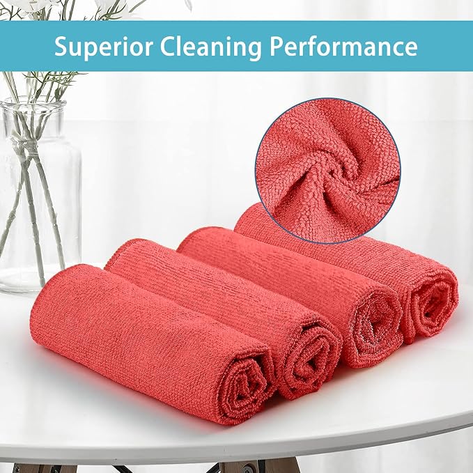 HOMEXCEL Microfiber Cleaning Cloth, Premium Microfiber Towels - Image 2