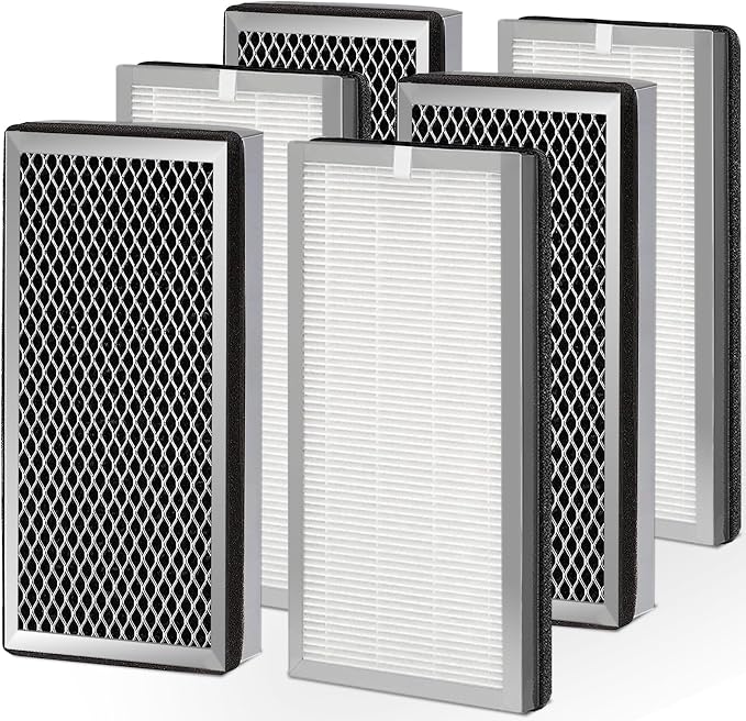 6 Pack 15 Replacement Filter for MA Air Puri-Fier Models 15, 3-in-1 Filter by NXBHG