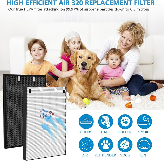 2 Sets Air220 Air 320 Filter Replacement Compatible - Image 11
