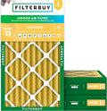 Filterbuy 16x25x4 Air Filter MERV 11 Superior Pet & Allergy Defense, by Filterbuy