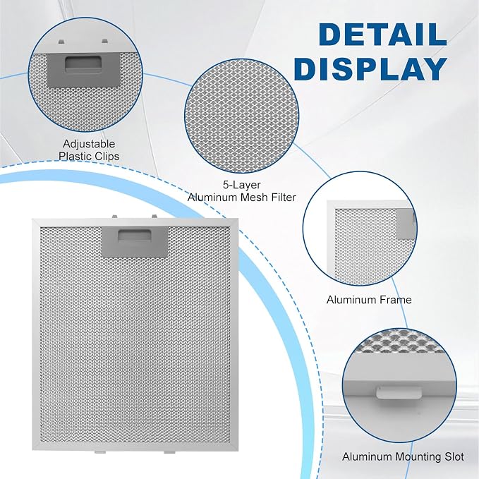 Range Hood Filter Replacement 12" x 10.5"W10169961A - Image 3
