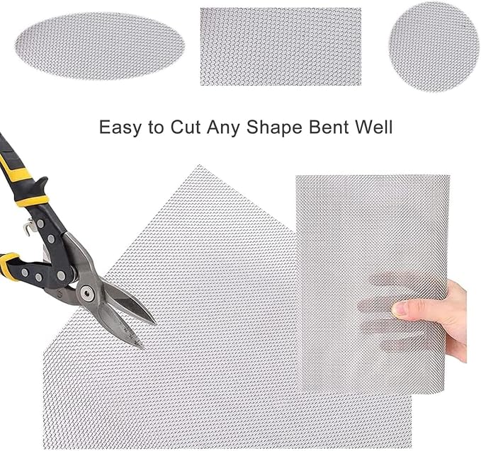 Stainless Steel Woven Wire Mesh, 304 Insect Screen, 30 Mesh Window Grid - Image 5