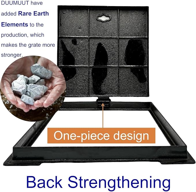 24x24 in Cast Iron Manhole Cover and Frame - Image 4