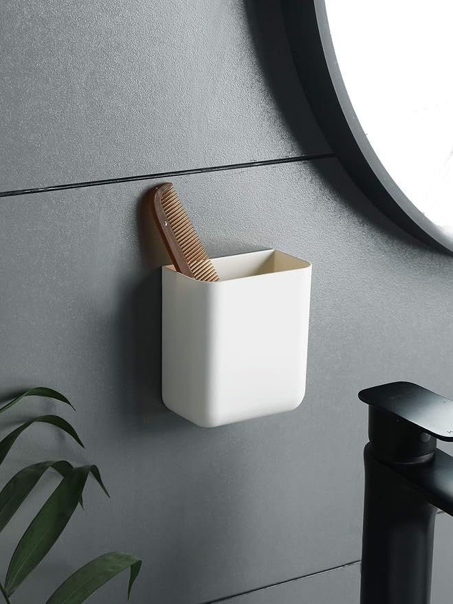 T-H-See Remote Holders Wall Mount Hole Free, Self-Adhesive Storage Box - Image 3