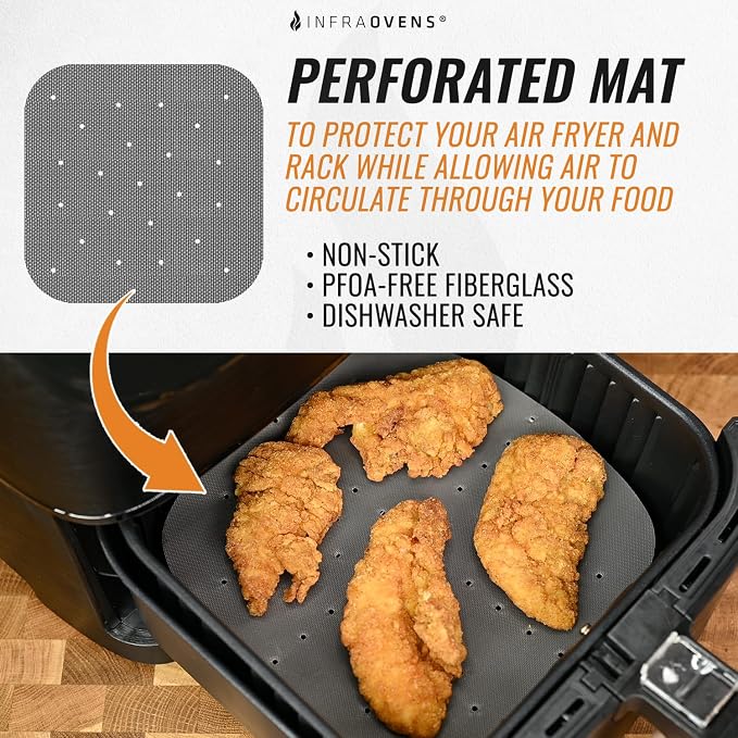 Air Fryer Liners Reusable for Cosori 3.7qt, Instant Pot Vortex Plus 4qt Airfryer - Image 2