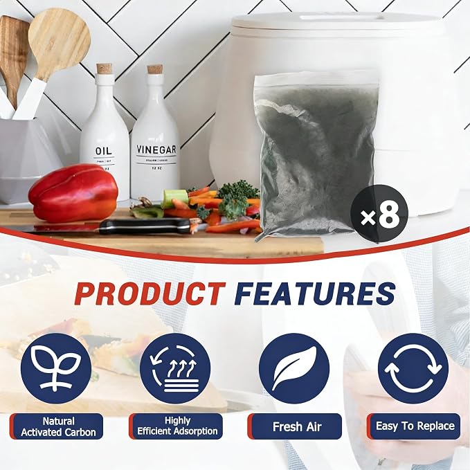 8-Pack Odor Absorbing Filter Refills - Image 4