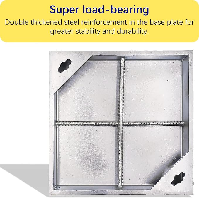 12x12 in Invisible Stainless Steel Manhole Cover and Frame - Image 4