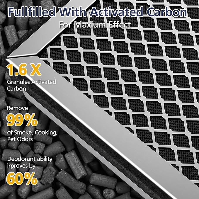 25 Replacement Filter for 25 Air Purifier S1/W1/B1, 3-in-1 H13 True HEPA - Image 4