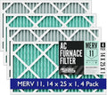 Spearhead MERV 11+ EPA-Registered Odor Defense HVAC AC Furnace Filter w/Rigid by SPEARHEAD