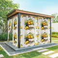 Lemon Outdoor Curtains for Patio Lemons Baskets Summer Tropical Plant Wood by Unknown