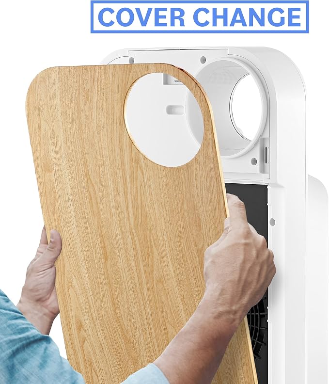OVAL AIR AIR1000C-COVER Custom Air Purifier Face Cover, 24.4" x 13.7" x 1.38" - Image 2