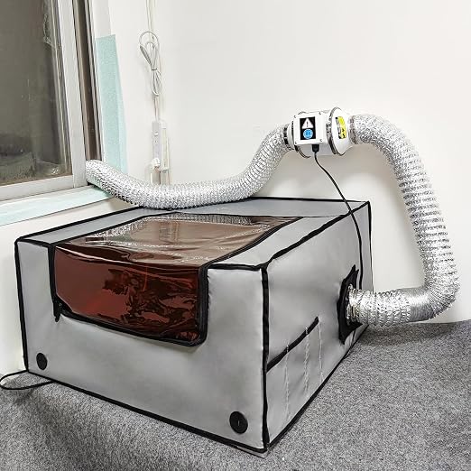 Powerful 3 Inch Inline Duct Ventilation Fan AC Vent Blower Exhaust Fan w/ 1.5M - Image 2