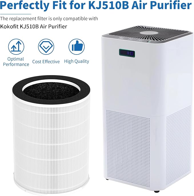 1 Pack KJ510B Replacement Filter Compatible - Image 2