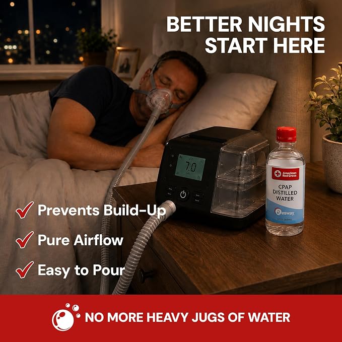 Resway American Red Cross CPAP Distilled Water Travel Bottles - Image 3
