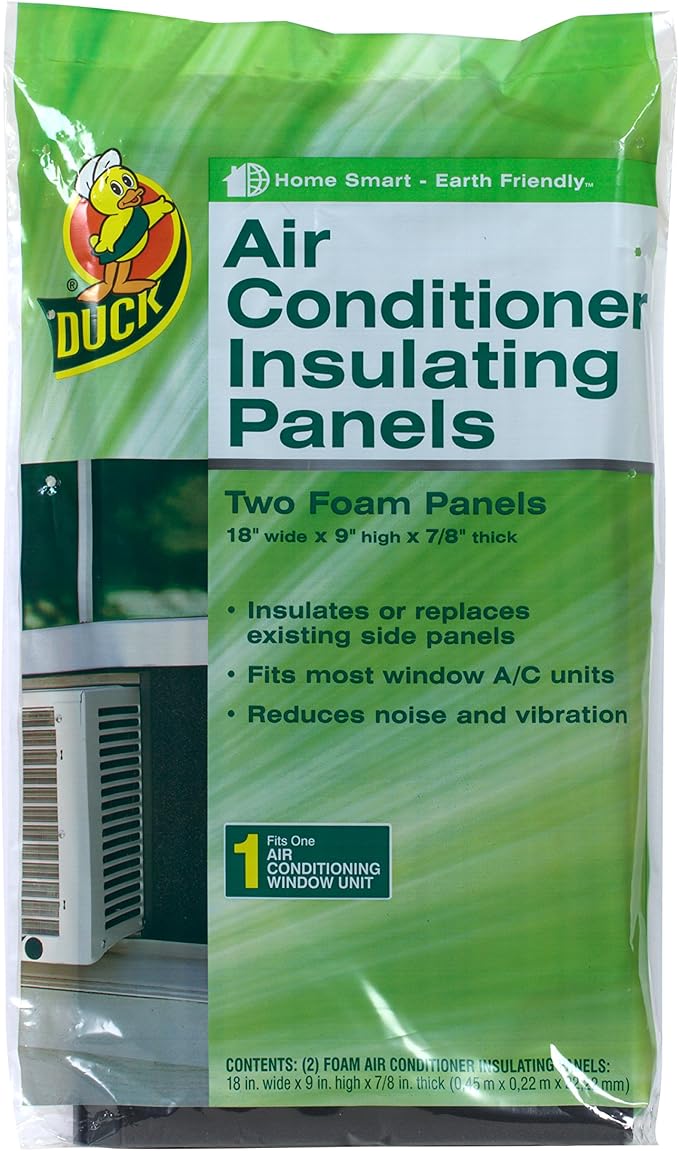 Duck Brand Air Conditioner Foam Insulating Panels, 18-Inch x 9-Inch x 7/8-Inch by DuckBrand