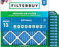 Filterbuy 17x17x1 Air Filter MERV 13 Optimal Smoke & Allergy Defense, by Filterbuy