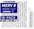 Filter King 21.25x21.25x1 Air Filter Dust & Allergy Control AC Furnace Filters by FilterKing