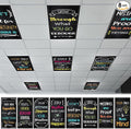 QOUBAI 8PCS Fluorescent Light Covers, 4x2 Feet Magnetic Light Cover Fluorescent by QOUBAI