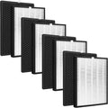 4 Sets Replacement Filters for Alexapure Breeze AP-B102 and 3049 Air Cleaner by FCFMY
