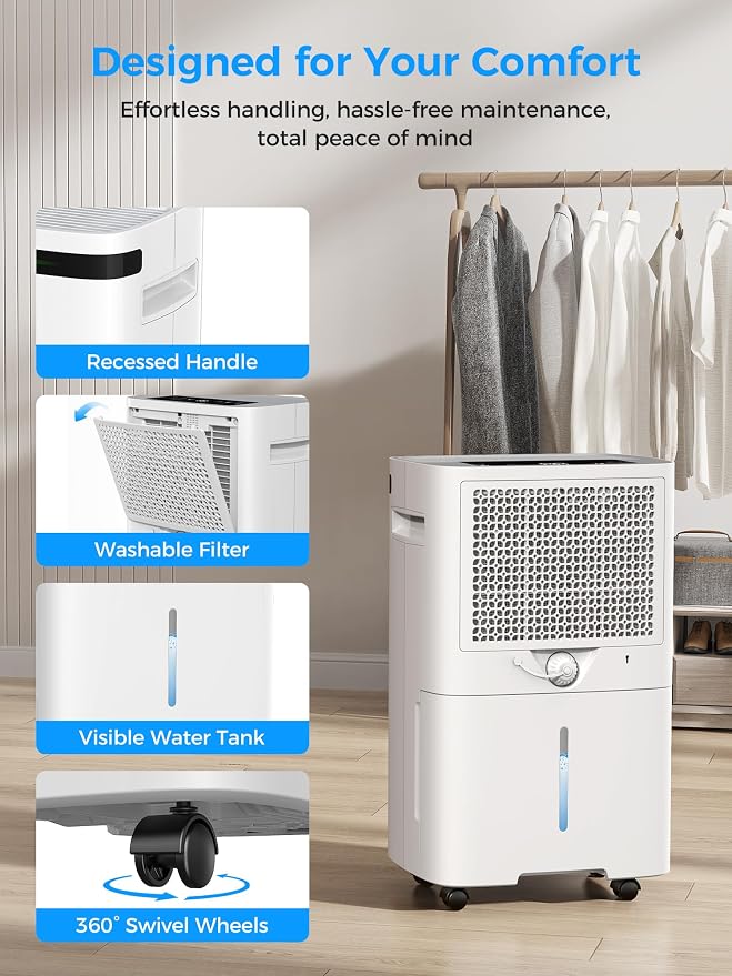 VEAGASO 4000 sq.ft Dehumidifiers - Image 8
