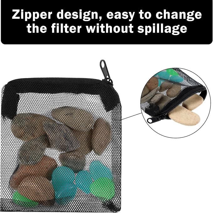 10 Pcs Aquarium Media Bags, 3.9" X 4" Filter Media Bag Small Media Bags - Image 5