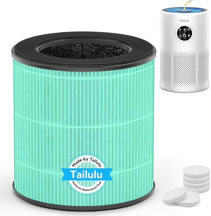 Tailulu D10 Replacement Filter, Air Purifier Filter by Tailulu