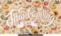 Pumpkin Thanksgiving Maple Leaf Indoor TV Cover, Elastic TV Screen Protector by Unknown