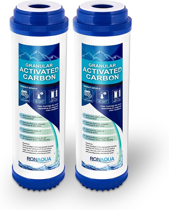Granular Activated Carbon Water Filter Cartridge by Ronaqua WELL-MATCHED by Ronaqua