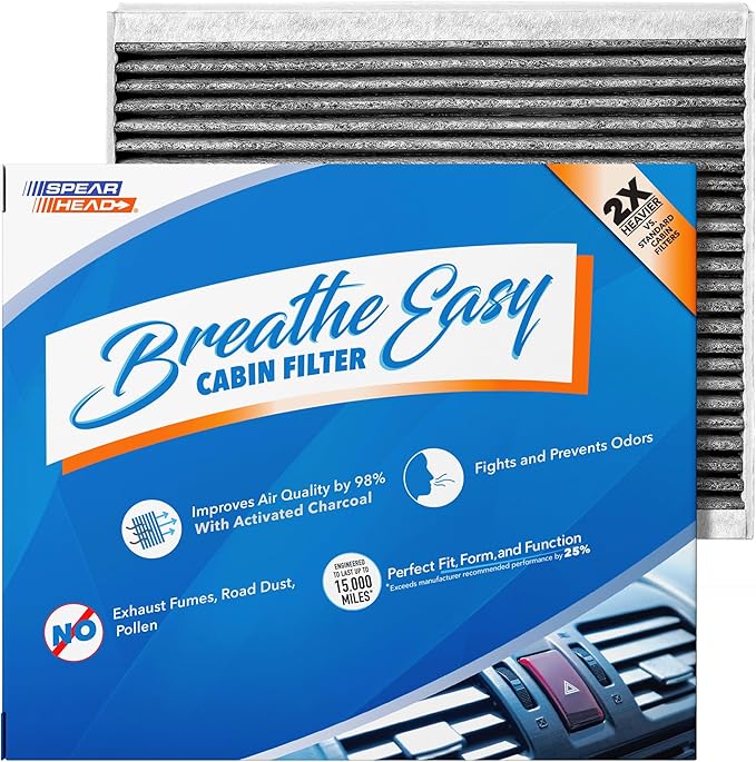 Spearhead Odor Defense Breathe Easy AC & Heater Cabin Filter | Fits 08-11 Accent by SPEARHEAD
