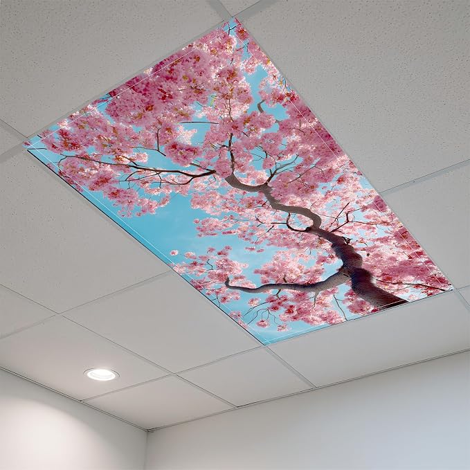 Fluorescent Light Covers-2 Pack 4 x 2 Feet Magnetic Ceiling Light Cover Room - Image 7