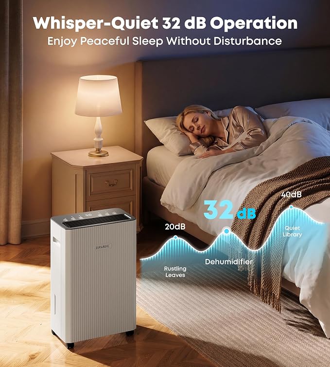 2500 Sq.Ft Dehumidifier for Basement, 32 Pint Dehumidifiers for Home - Image 6