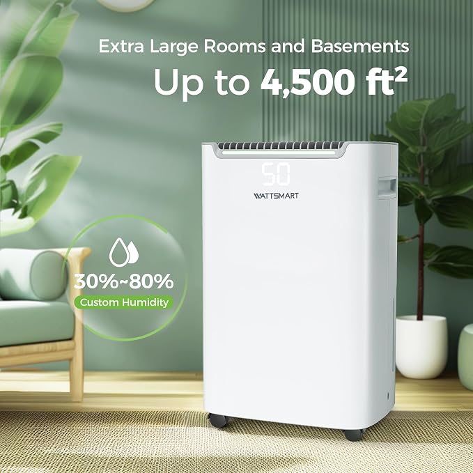 4, 500 Sq.Ft Dehumidifier for Basement - Image 2