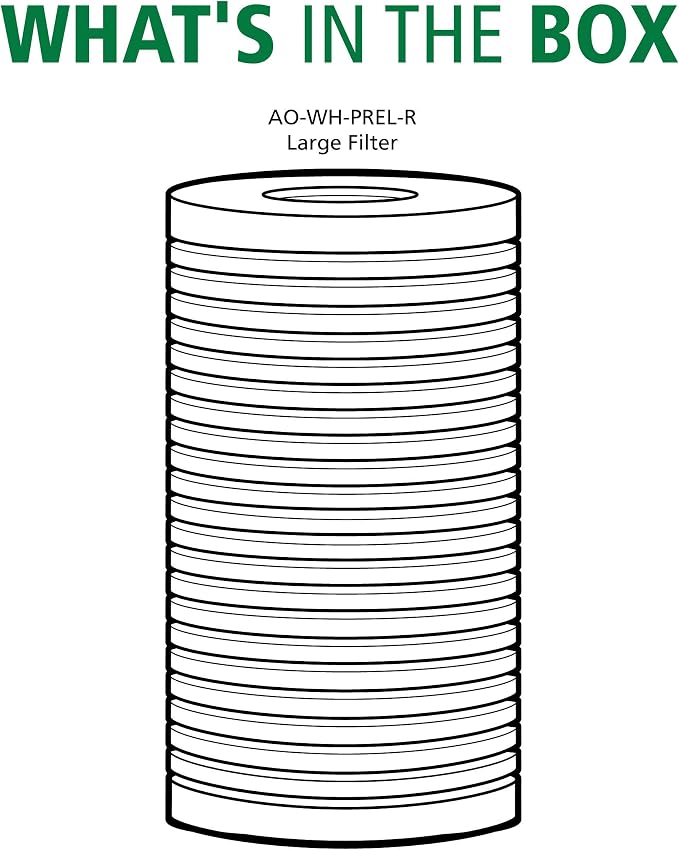 AO Smith 4.5"x10" 25 Micron Sediment Water Filter Replacement Cartridge - Image 4