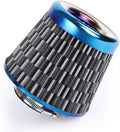 Universal Cold Air Intake Filter Clamp-On Replacement Air Filter Flange by DrivewithConfidence