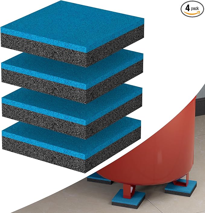 Flehomo Anti Vibration Rubber Pads, Extra Elastic Shock Isolator by Flehomo