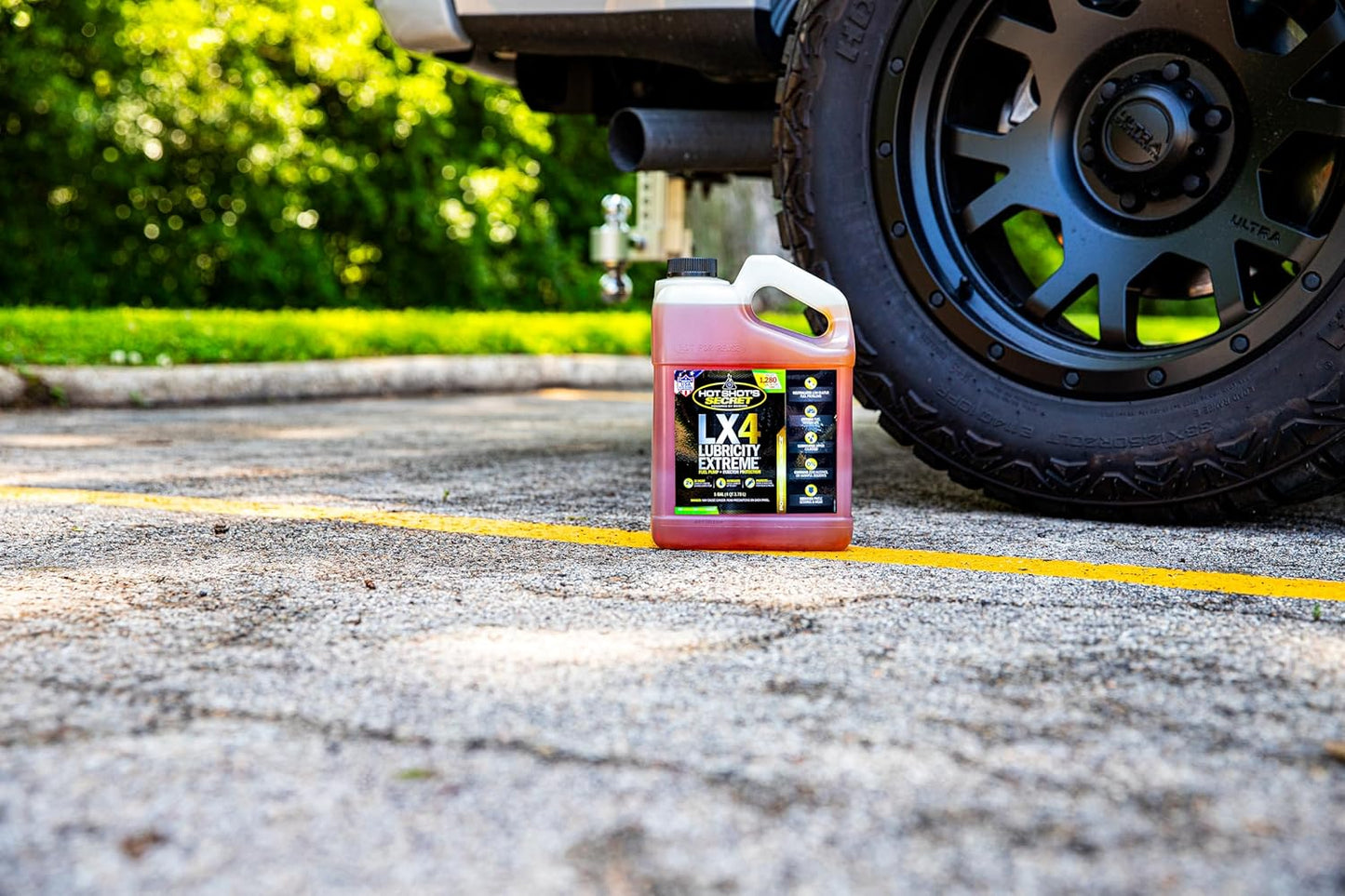 Hot Shot's Secret LX4 Lubricity Extreme 1 Gallon, Fuel Treatment for All Engines, Gasoline & Diesel Additive, Fuel Additive Increases Lubricity, Protects & Extends Fuel System Life