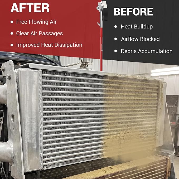 36" Air Filter, Radiator Cleaning Wand – Flat, Tight-Space Design - Image 3