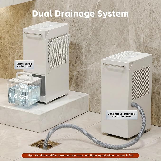 Uthfy 5500 Sq.Ft Dehumidifiers for Home and Basement, Max 100 Pint/Day - Image 7