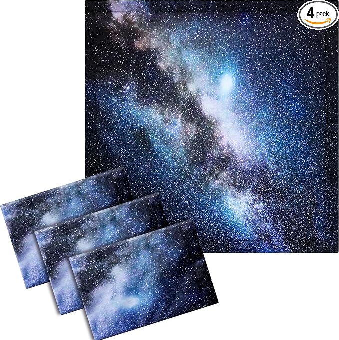 VIHOSE 4 Pcs 2 x 2 Feet Fluorescent Light Covers by VIHOSE