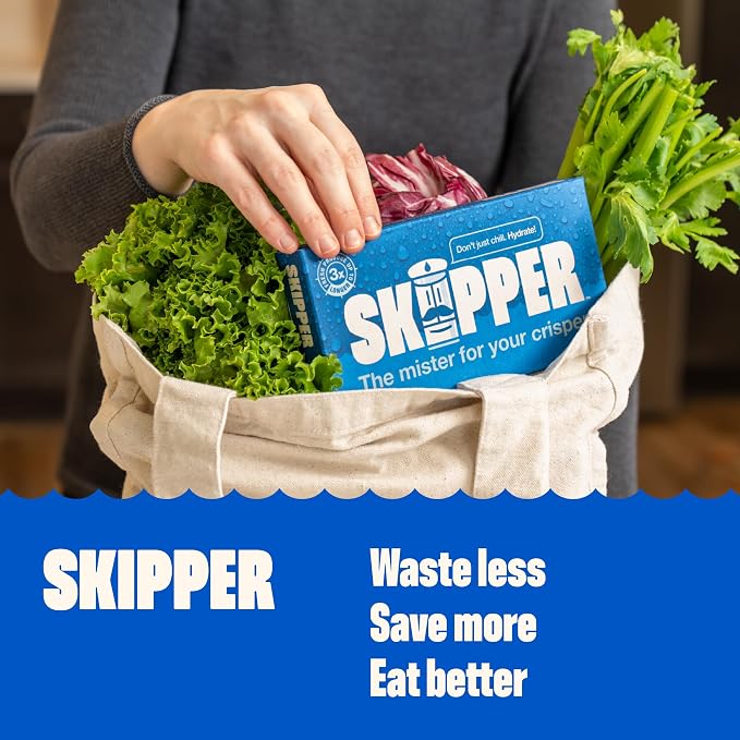 Skipper Fridge Hydration Pack | Keeps Vegetables & Herbs Fresh 3X Longer | - Image 6