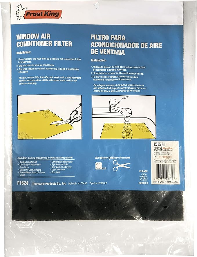 Frost King Air Conditioner Filters, 15 in. x24 in. x3/16in, Open Cell Foam - Image 3
